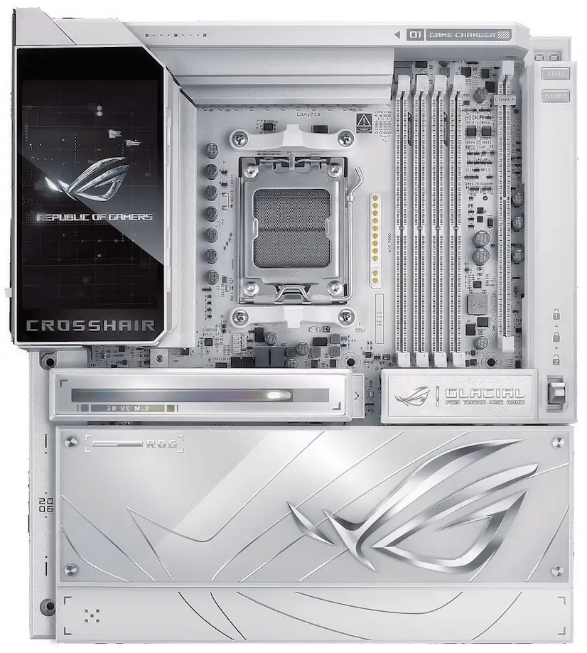 Montaje Placa Base ASUS ROG CROSSHAIR X870E GLACIAL Navalafuente Navalafuente PC - Montaje Placa Base ASUS ROG CROSSHAIR X870E GLACIAL Navalafuente